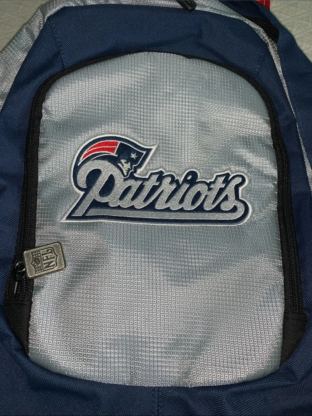New England Patriots backpack book bag new tag FOOTBALL